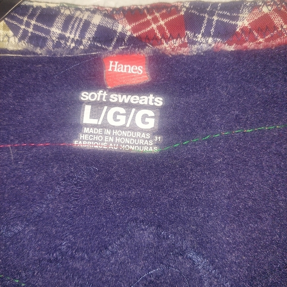 Vintage Hanes Handmade Patchwork Open Front Cardigan Size Large See Measurements - Picture 12 of 15